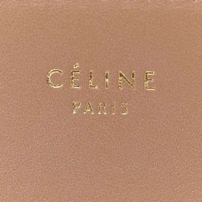 Celine Shiny Smooth Calfskin Medium Frame Shoulder Bag Tan Optic White 6 of 12