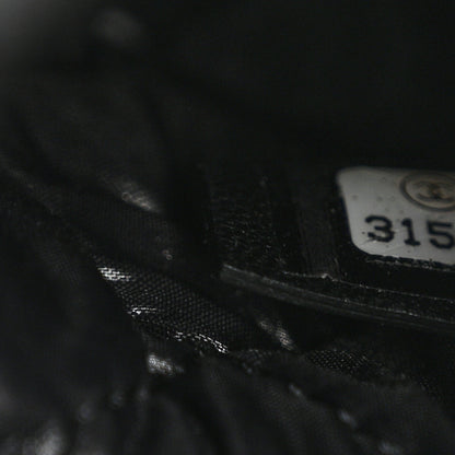 Chanel Lambskin Quilted Mini Bucket Bag With Chain Black 7 of 11
