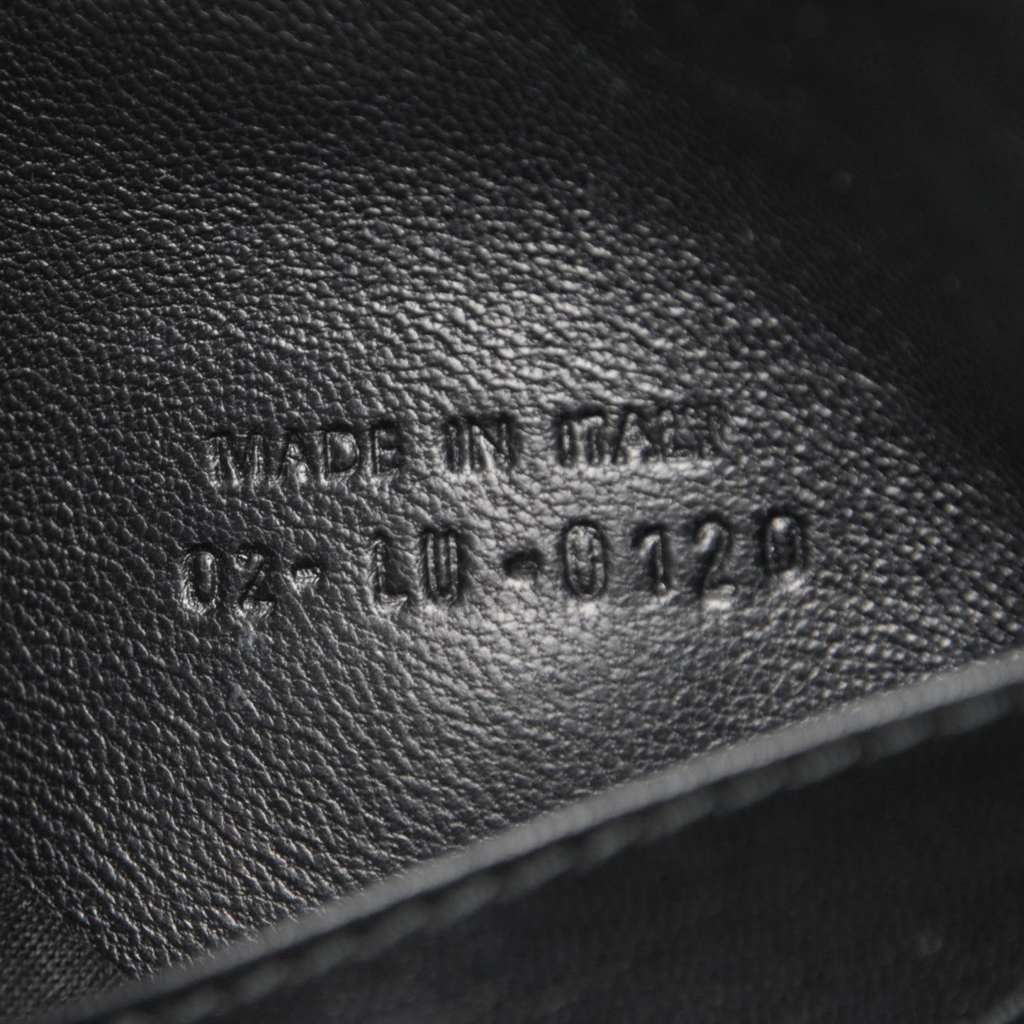 Lambskin Cannage Mini New Lock Pouch Black