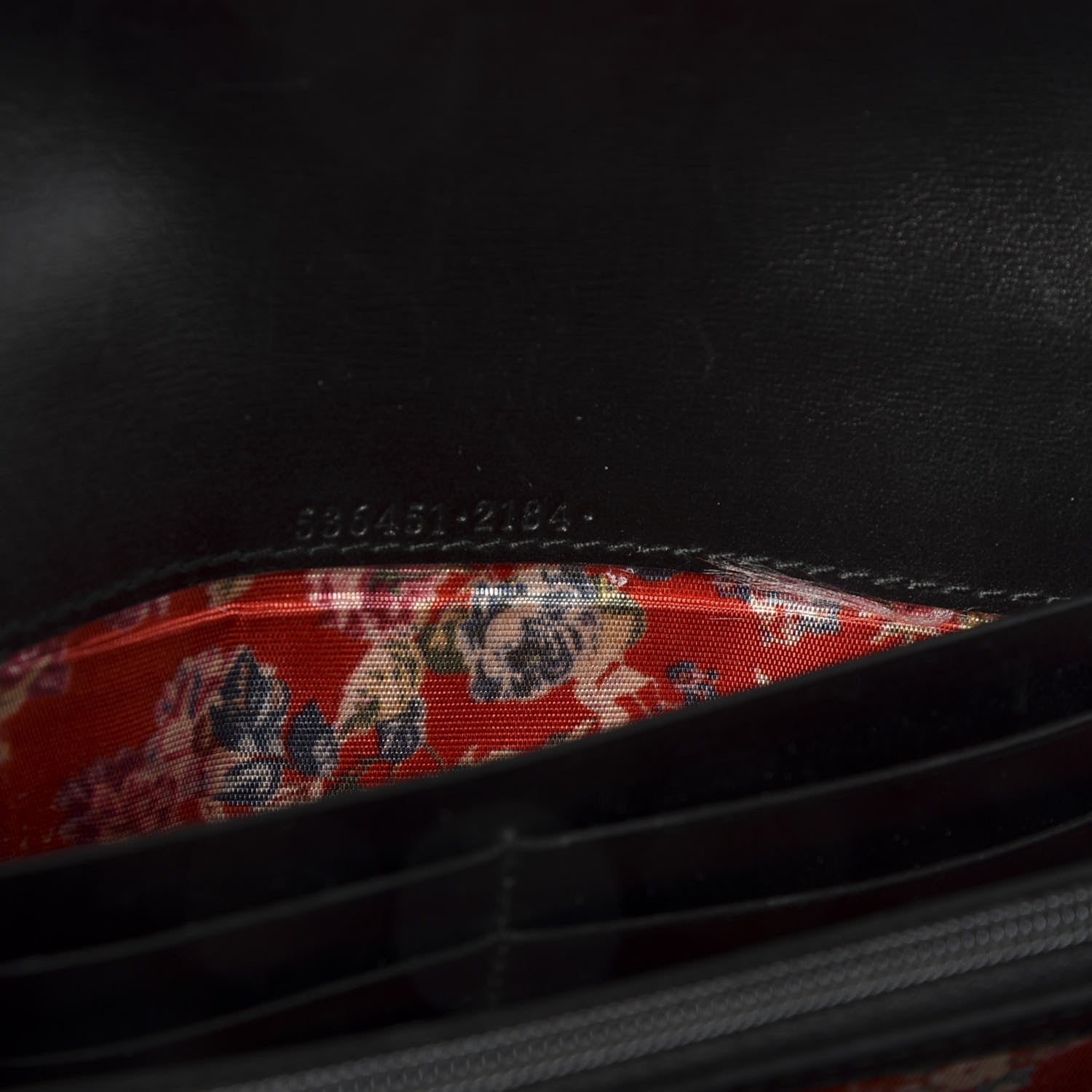 Gucci Calfskin Web Trapuntata GG Continental Wallet Black 7 of 8