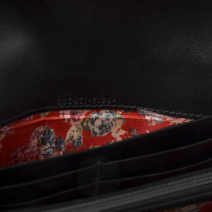 Gucci Calfskin Web Trapuntata GG Continental Wallet Black 7 of 8