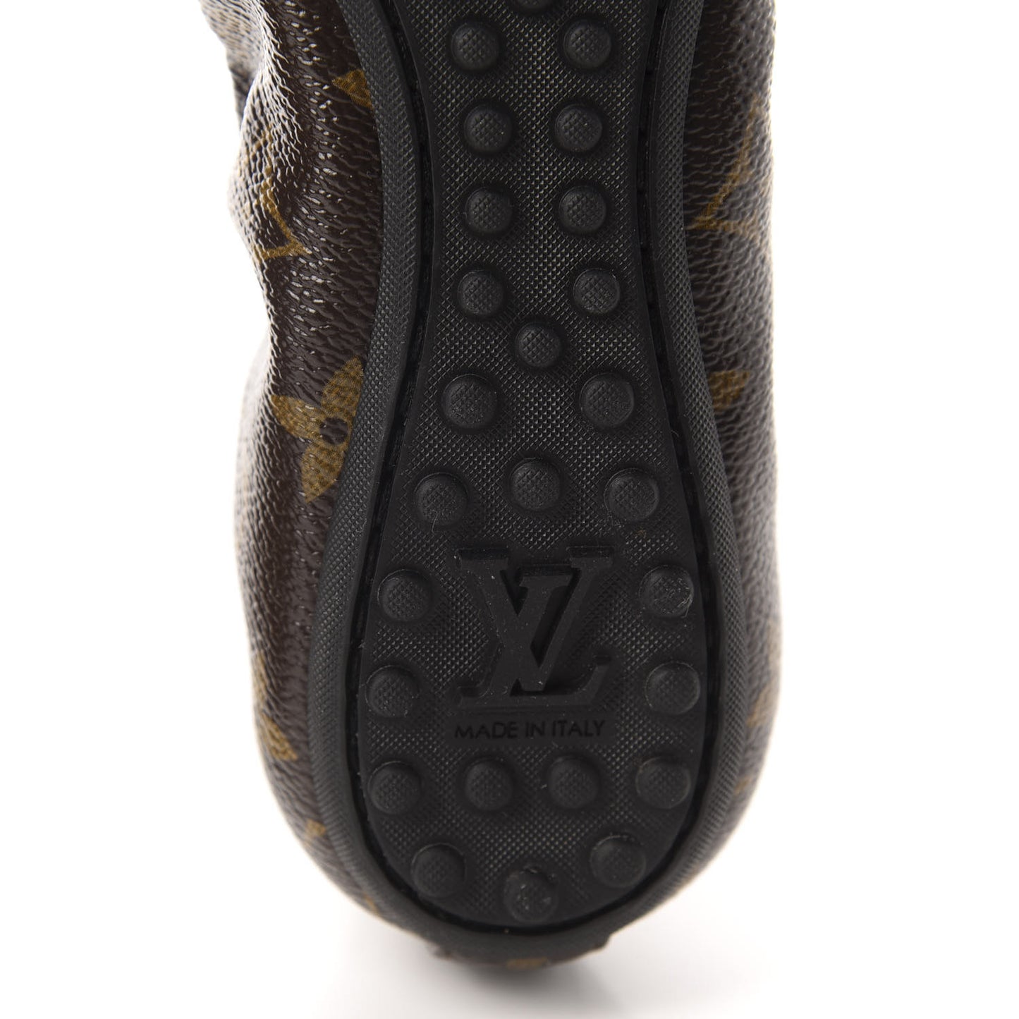 Patent Monogram Flirty Ballerina Flats 37 Gold