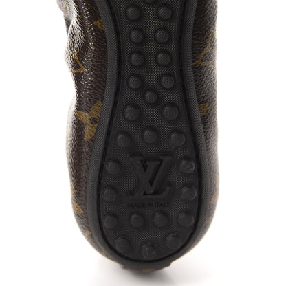 Louis Vuitton Patent Monogram Flirty Ballerina Flats 37 Gold 9 of 9