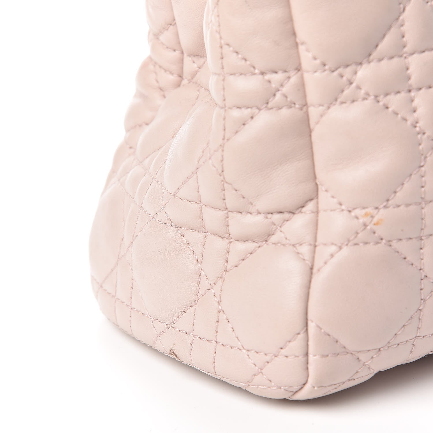 Christian Dior Lambskin Cannage Small Dior Soft Shopping Tote Light Pink 15 of 22
