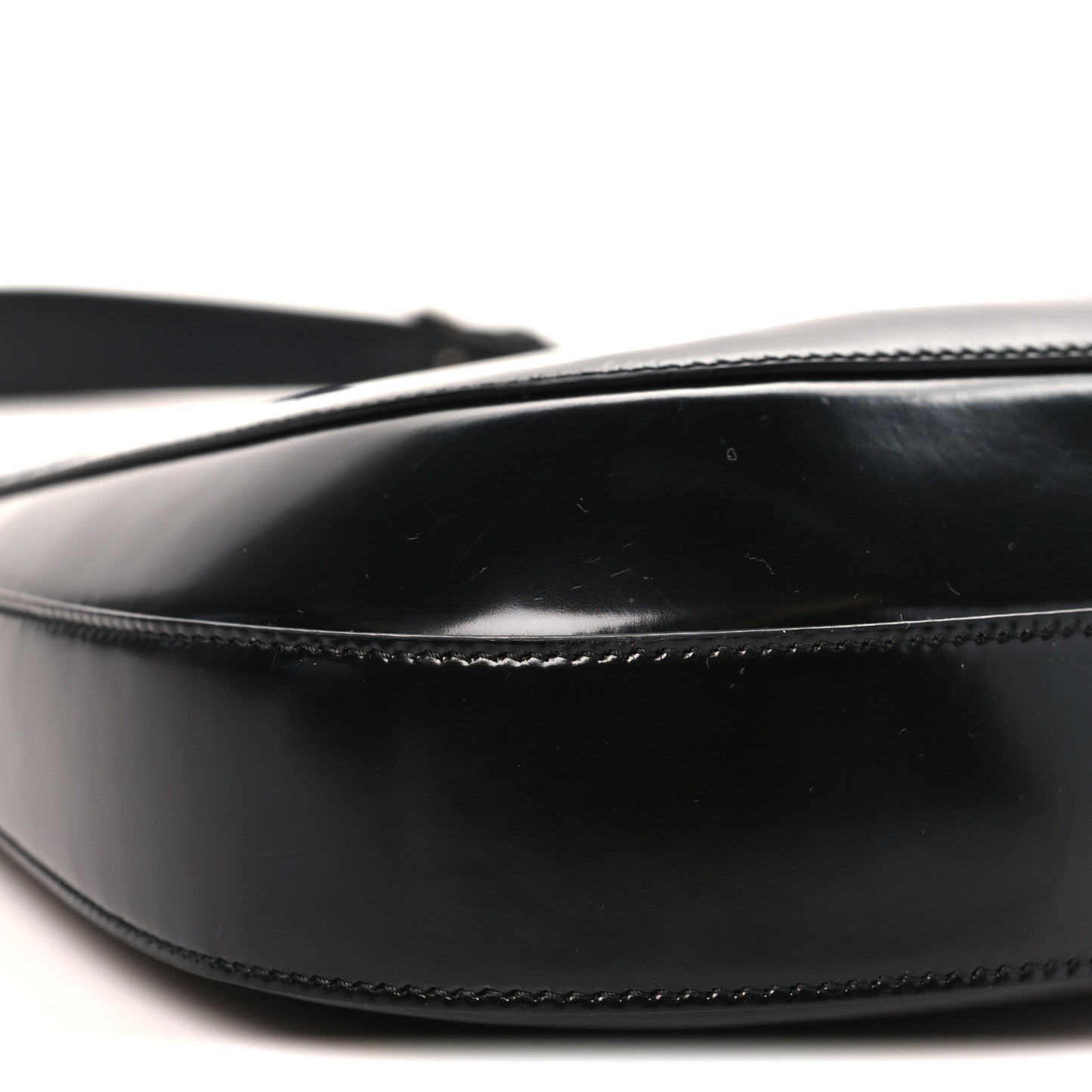 Spazzolato Large Cleo Adjustable Strap Shoulder Bag Black
