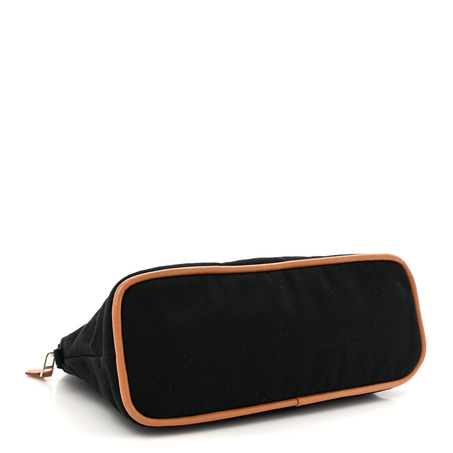 Hermes Cotton Canvas Bolide Travel Cosmetic Pouch MM Black 4 of 6