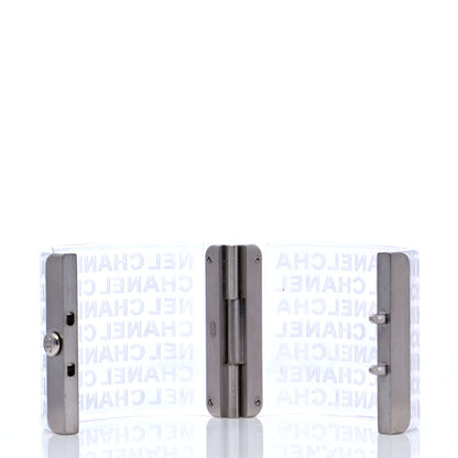 Chanel Metal Resin Logo Cuff Transparent 6 of 6