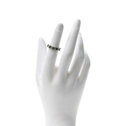 Tiffany 18K White Gold Diamond T Line Band Ring 47 4.25 2 of 5