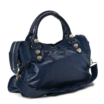 Balenciaga Agneau Giant 21 Silver Hardware City Marine 3 of 10