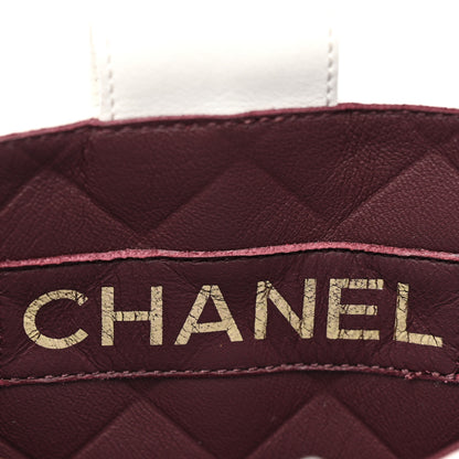 Chanel Calfskin CC Ankle Boots 38.5 White 8 of 10