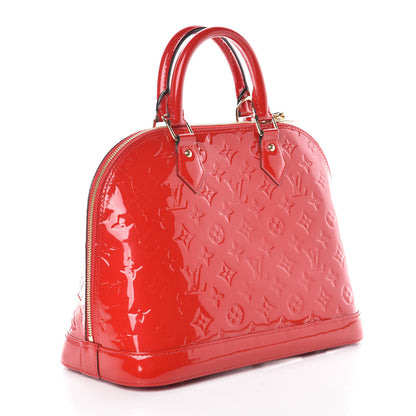 Louis Vuitton Vernis Alma PM Cherry 3 of 7