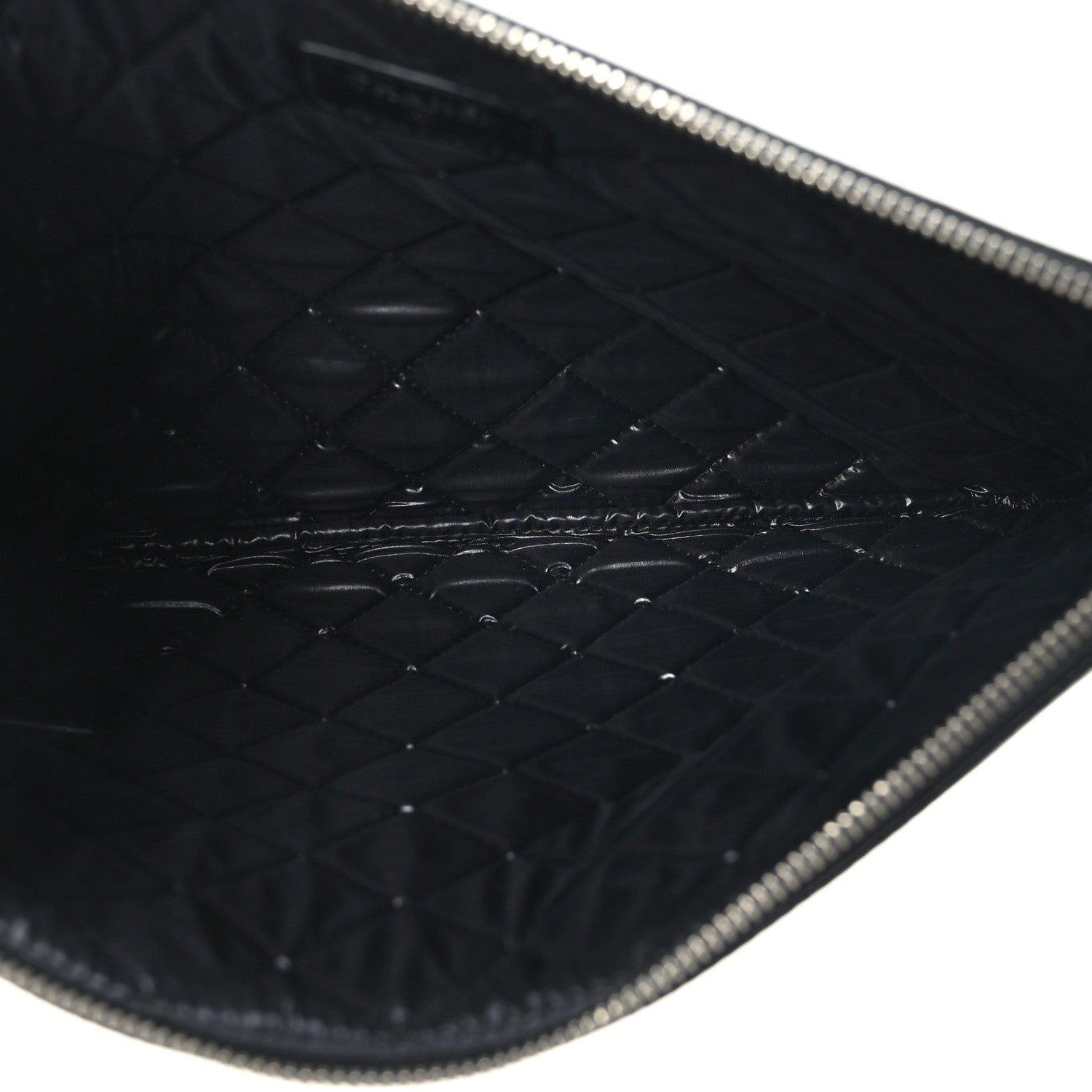 Chanel Caviar Studded Medium Deauville Pouch Black 4 of 6