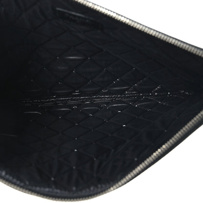 Chanel Caviar Studded Medium Deauville Pouch Black 4 of 6