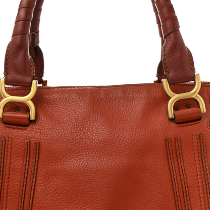 Chloe Calfskin Medium Marcie Satchel Brown Delight 8 of 16