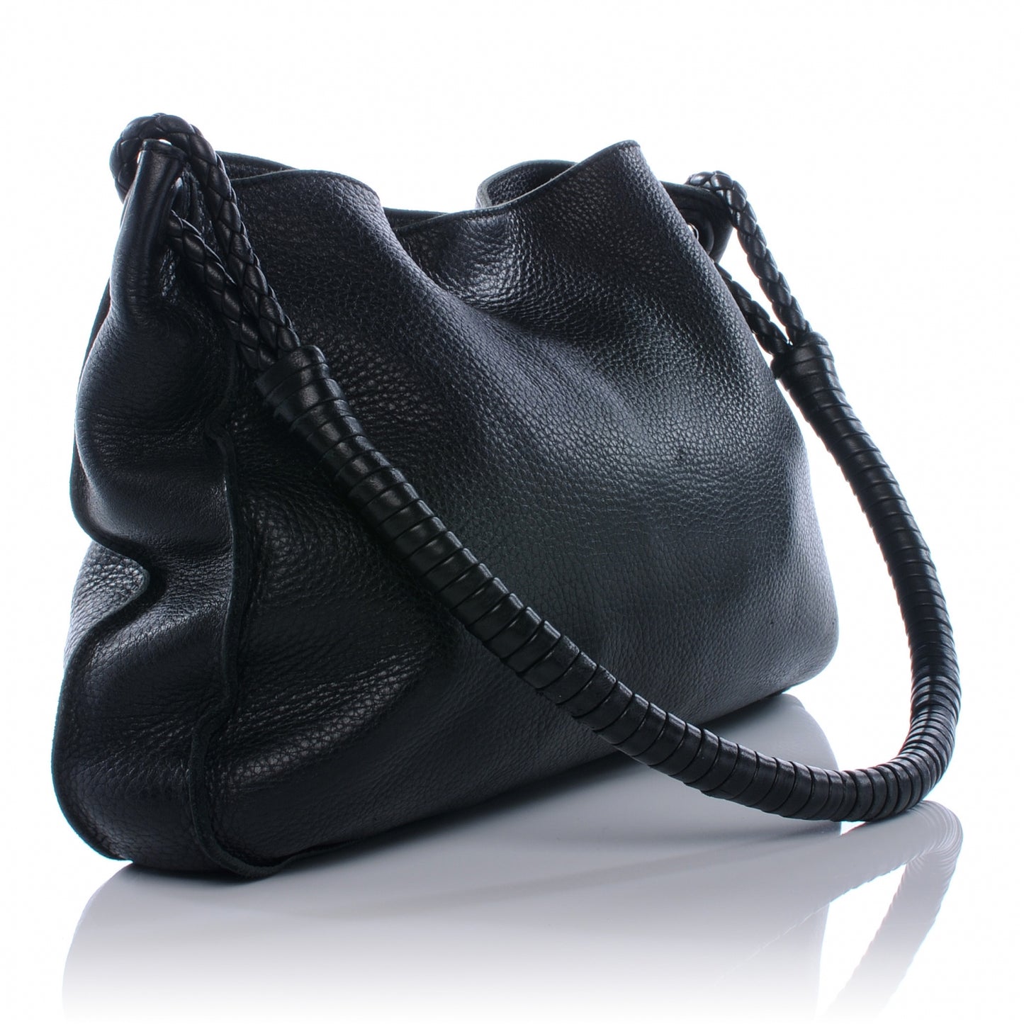 Cervo Loop Shoulder Bag Nero Black