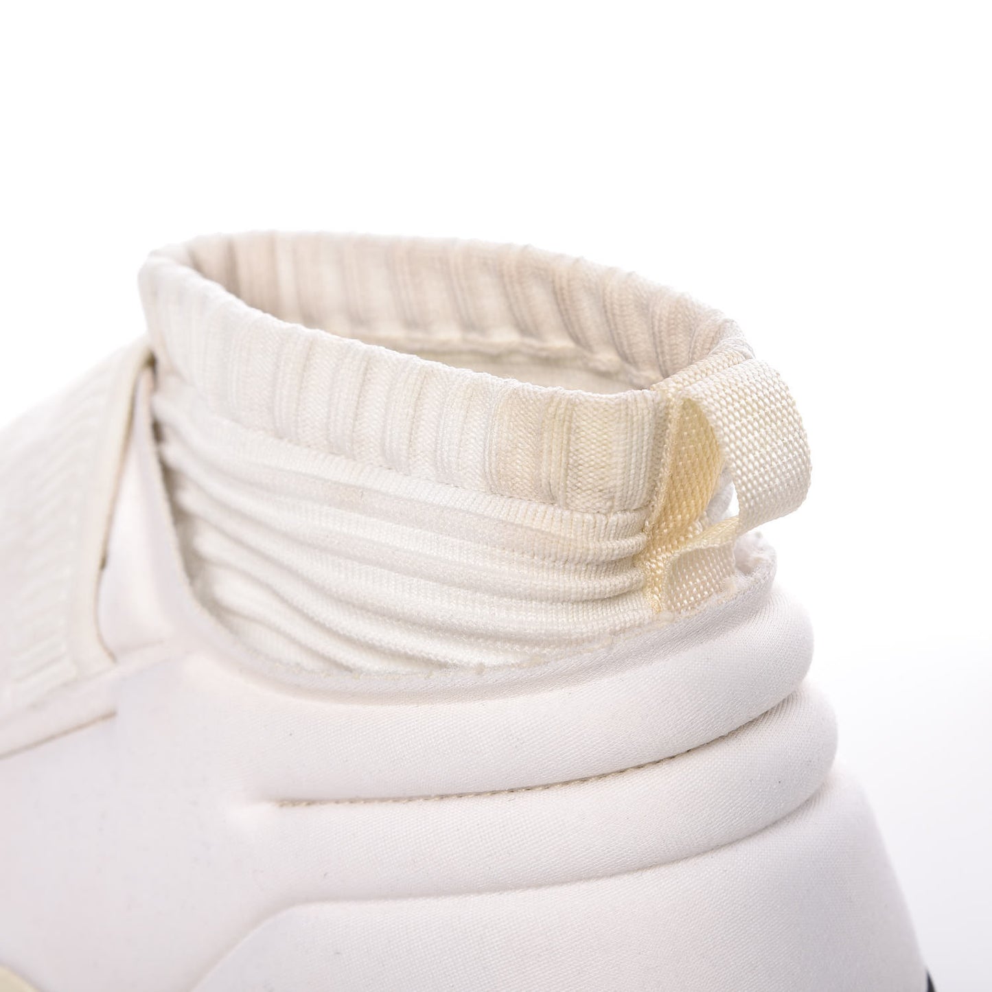 Stretch Fabric CC Sneakers 38 White