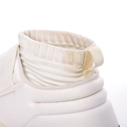 Chanel Stretch Fabric CC Sneakers 38 White 17 of 18