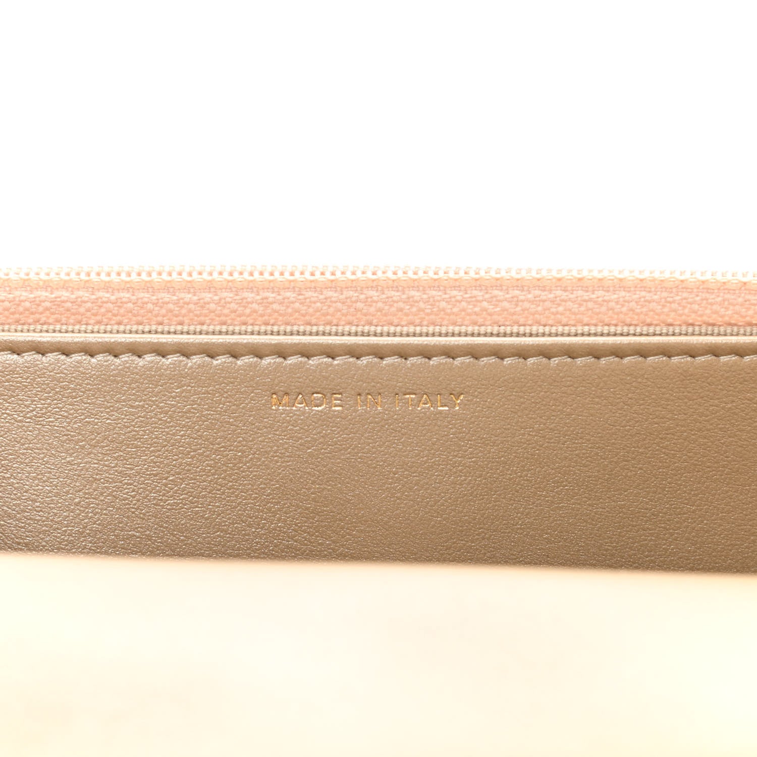 Chanel Metallic Goatskin Quilted Chanel 19 Wallet On Chain WOC Gold 6 of 12