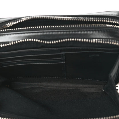 Christian Dior Calfskin Oblique Galaxy Perforated Messenger Black Multicolor 5 of 11