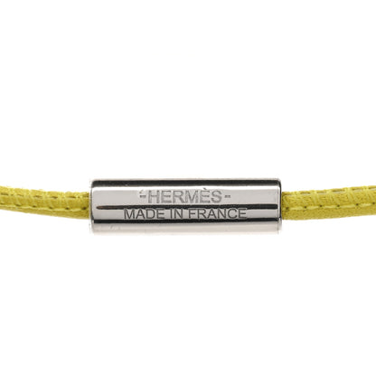 Hermes Swift Monpetit Small Kelly Pendant Necklace Nata Lime 4 of 4
