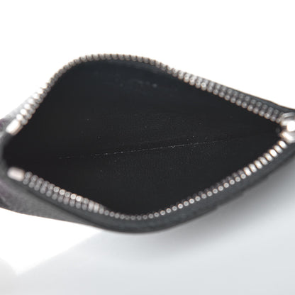 Saint Laurent Grained Calfskin 5 Fragments Zip Pouch Card Holder Black 5 of 8