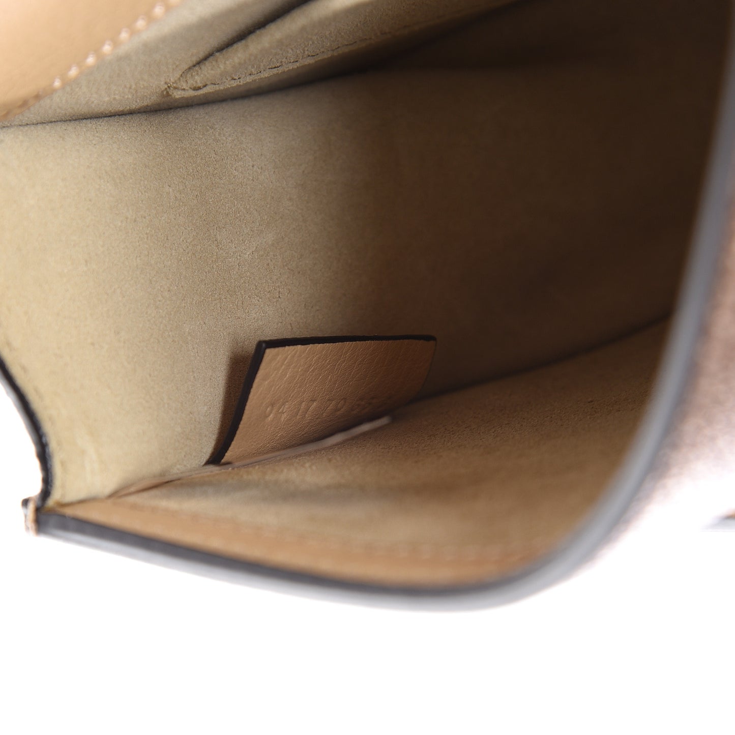 Metallic Calfskin Small Nile Bracelet Bag Gold