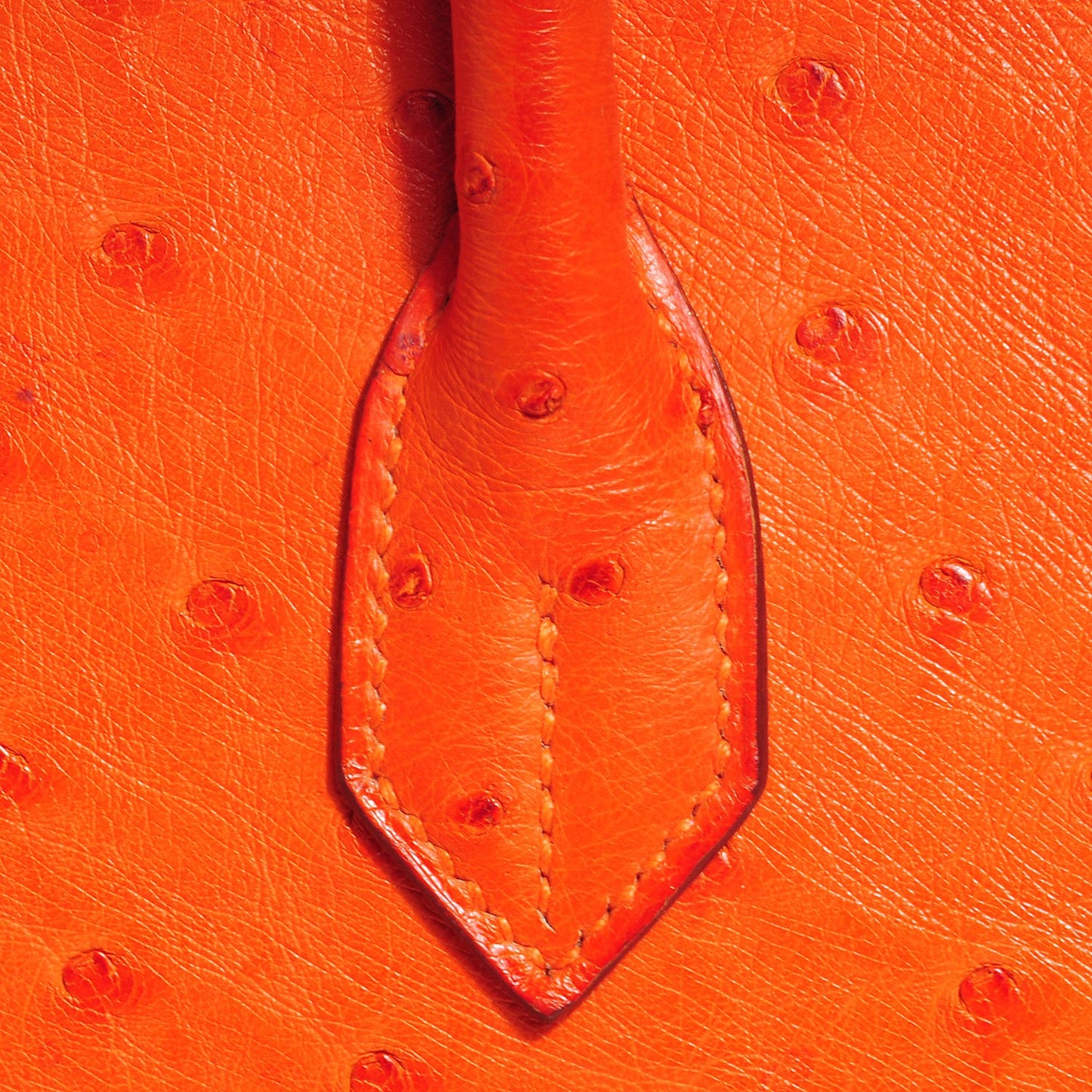 Ostrich Birkin 35 Orange