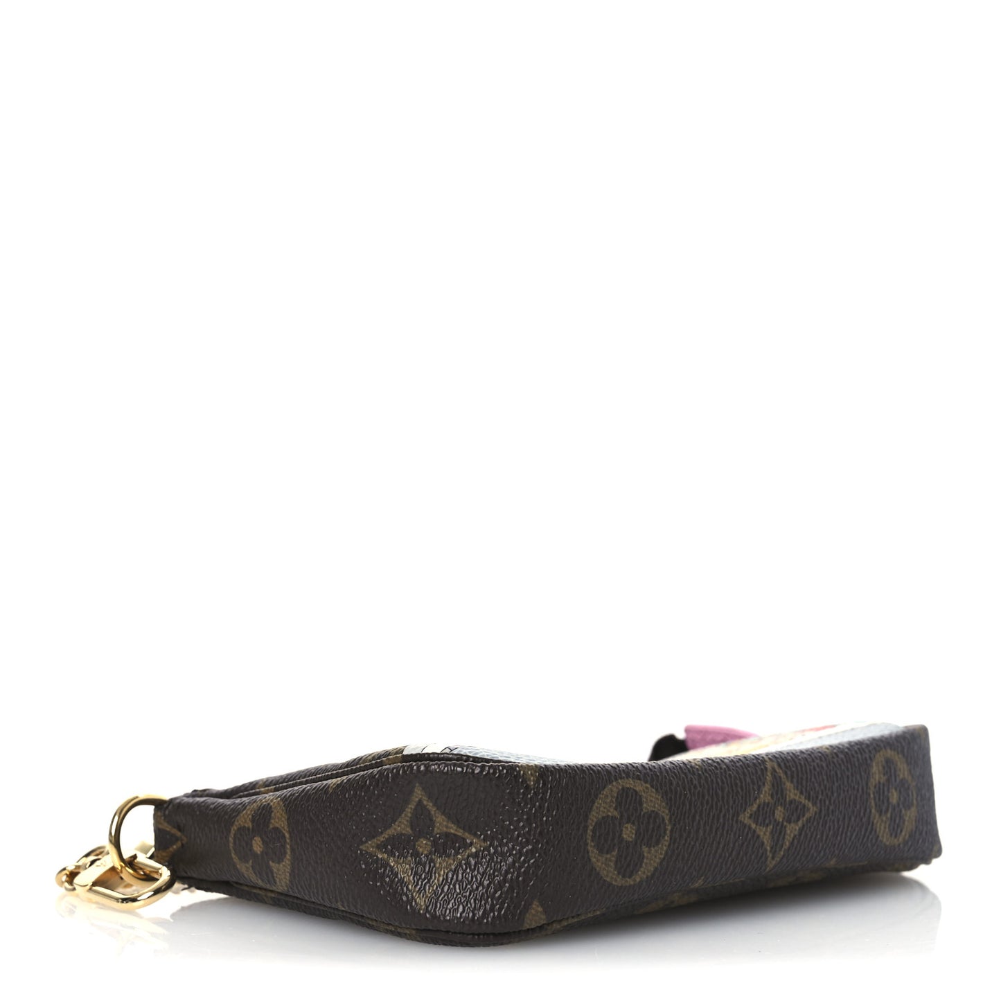 Monogram 2022 Christmas Animation Paris Mini Pochette Accessories Pink
