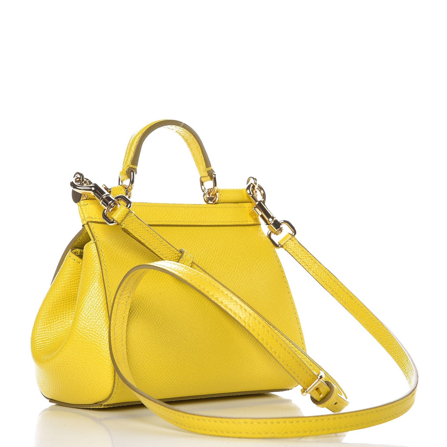 Dauphine Mini Miss Sicily Satchel Yellow