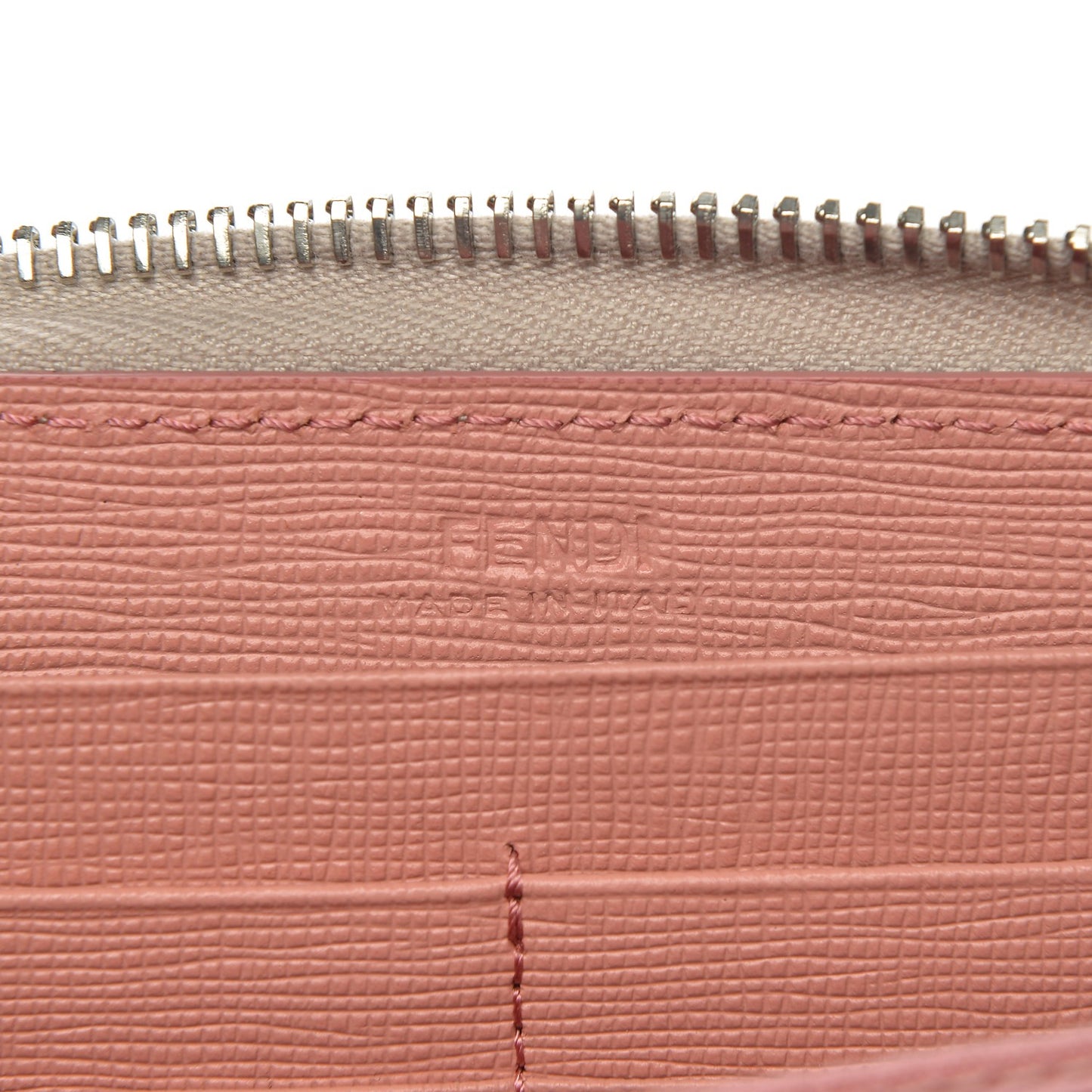 Vitello Elite Crystal Eye Monster Zip Around Wallet Grigio Polvere Ribes Multicolor