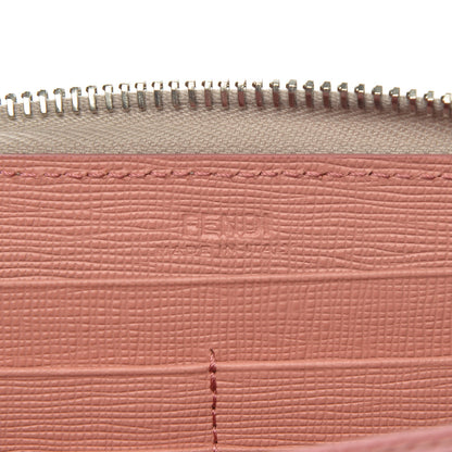 Fendi Vitello Elite Crystal Eye Monster Zip Around Wallet Grigio Polvere Ribes Multicolor 6 of 8