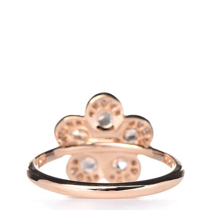 Tiffany 18K Rose Gold Diamond Garden Flower Ring 51 5.75 4 of 5