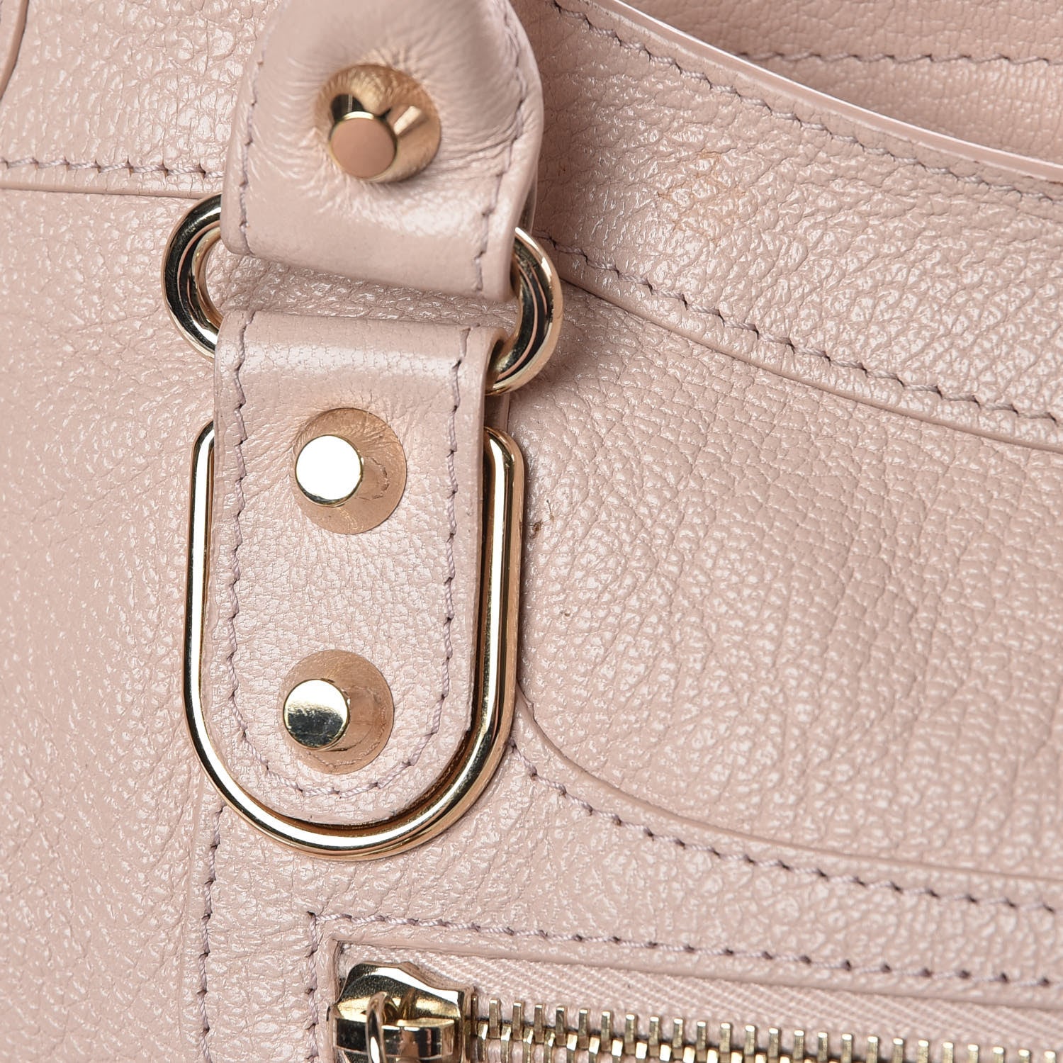Balenciaga Chevre Gold Metallic Edge Hardware City Rose Aubepine Bois de Rose 18 of 19