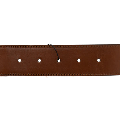 Gucci Nylon Calfskin Double G Web 40mm Belt 85 34 Green Red Cuir 5 of 5