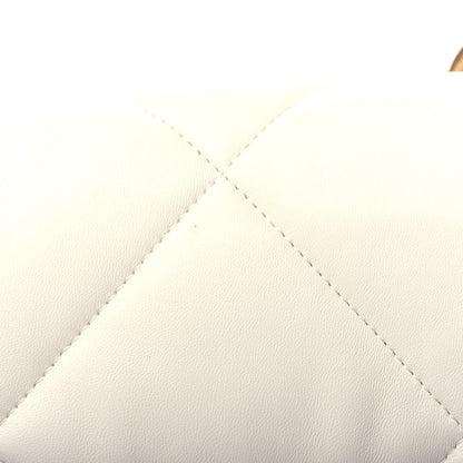 Chanel Lambskin Quilted Large Chanel 19 Flap White 11 of 11