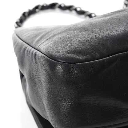 Chanel Lambskin Studded CC East West Flap Black 13 of 16