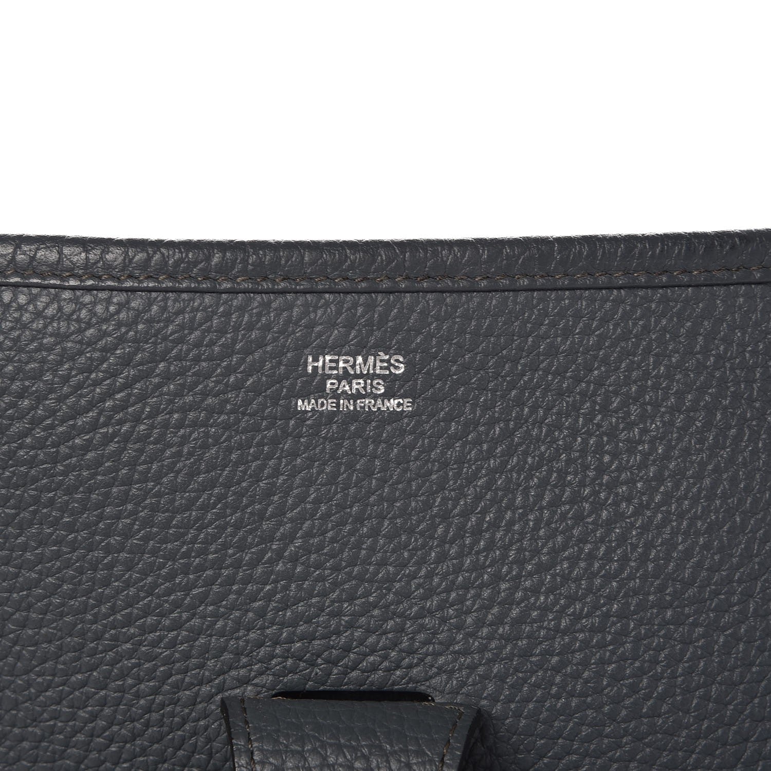 Hermes Taurillon Clemence Evelyne III GM Bleu Orage 7 of 10