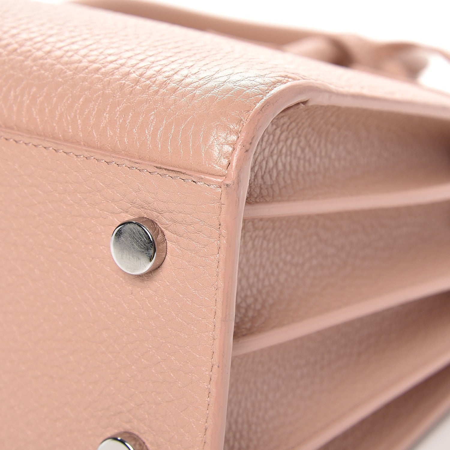 Saint Laurent Grained Calfskin Baby Sac De Jour Pale Pink 11 of 12