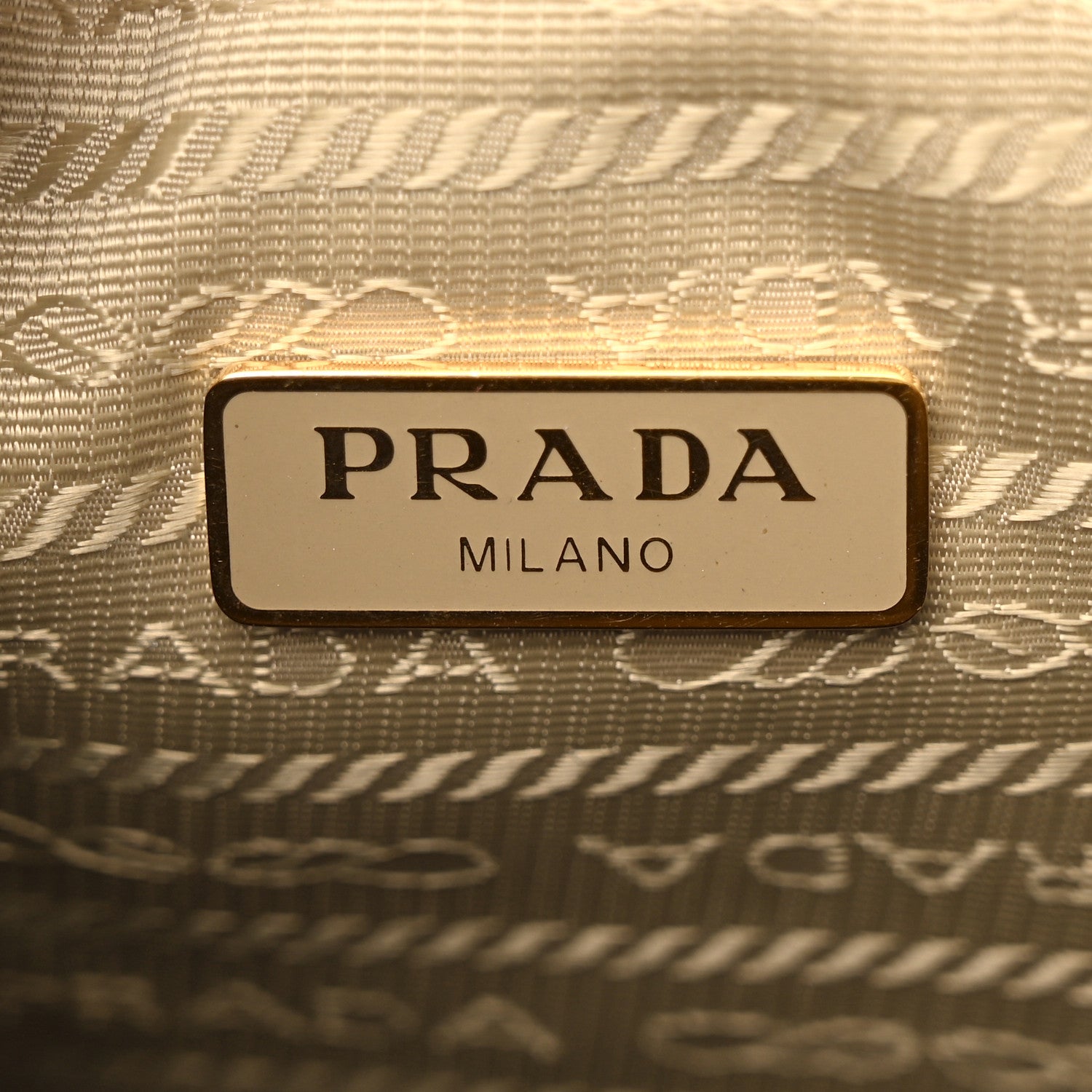 Prada Jacquard Logo Mini Bucket Crossbody Bag Corda Talco 6 of 14