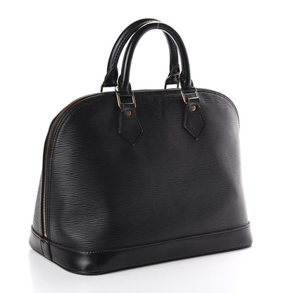 Louis Vuitton Epi Alma PM Black 2 of 8