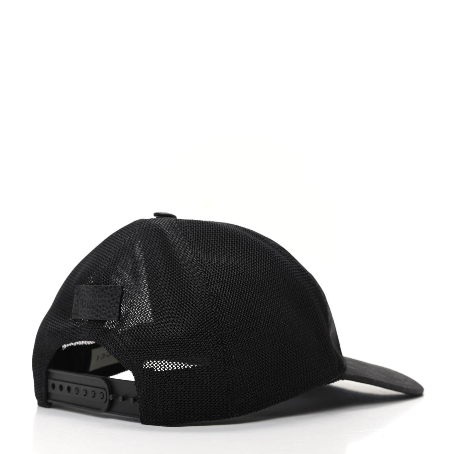 Nylon Monogram Baseball Hat L Black