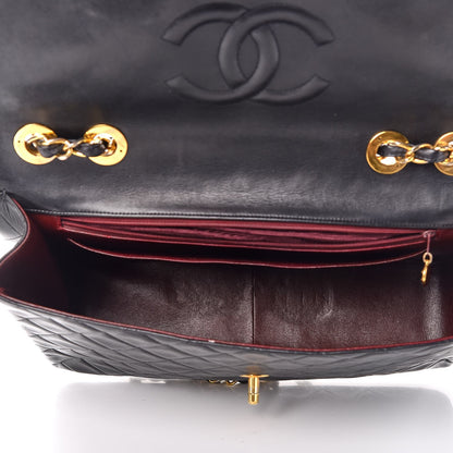 Chanel Lambskin Quilted XL Jumbo Single Flap Black 8 of 14