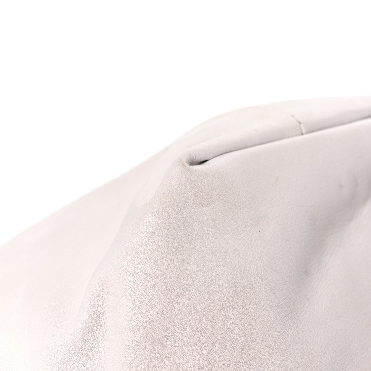 Calfskin Mini Double Knot Bag White