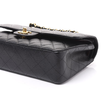 Chanel Caviar Quilted Medium Double Flap Black 8 of 10