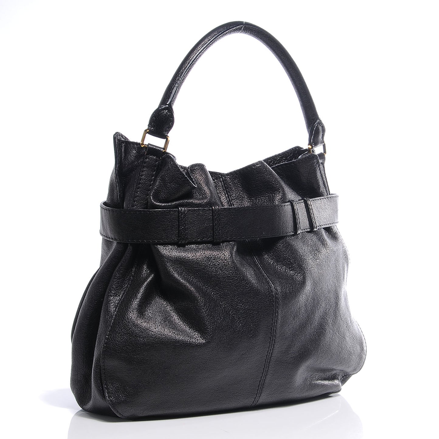 Grainy Calfskin Lambeth Hobo Black
