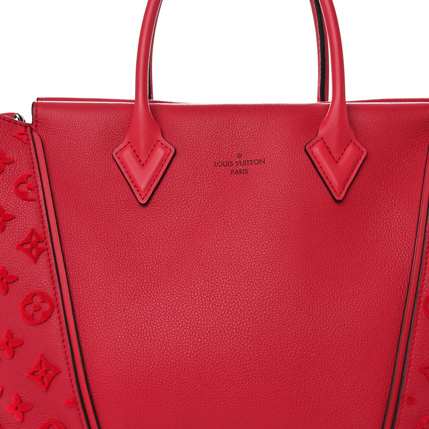 Louis Vuitton Veau Cachemire Tote W PM Framboise 8 of 10
