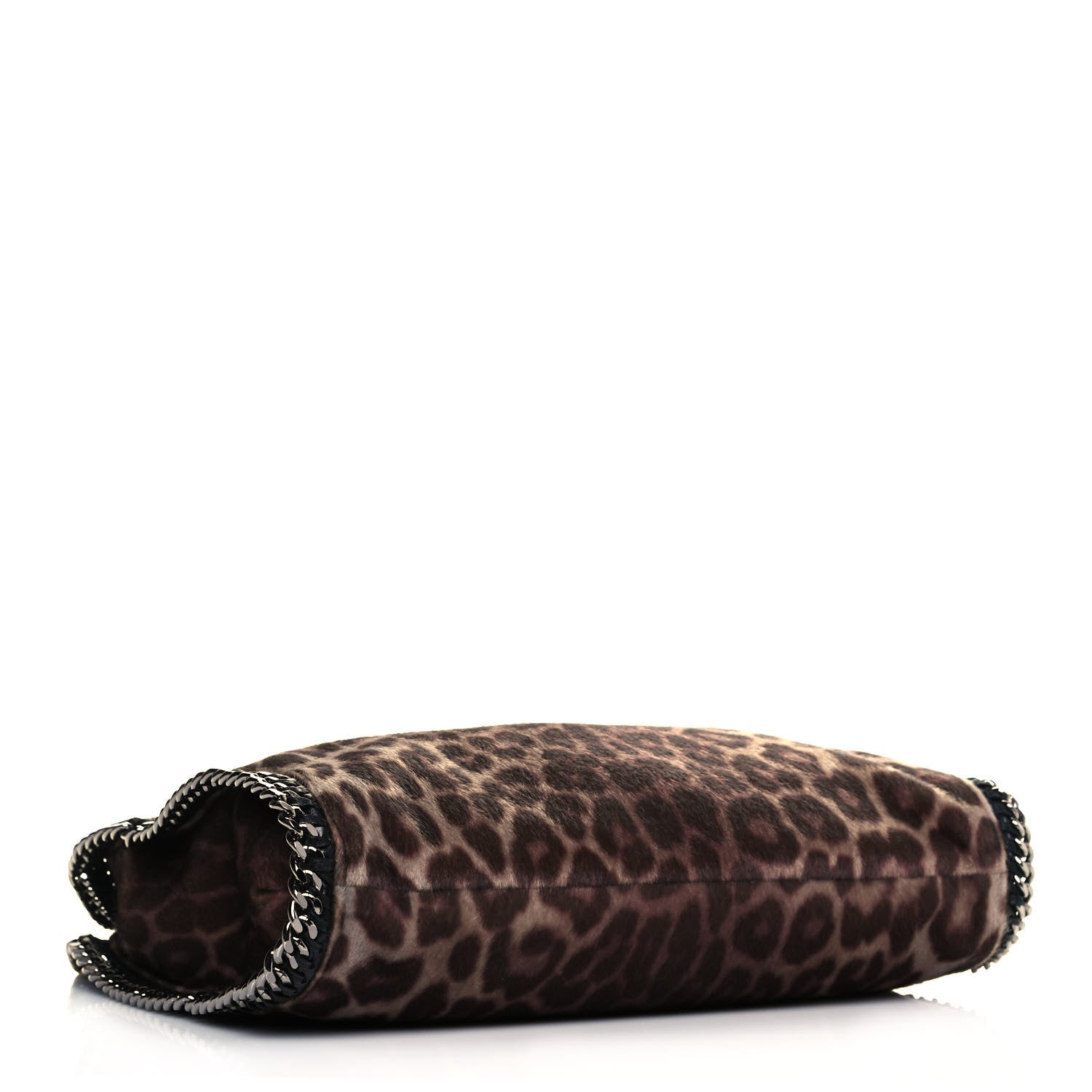 Stella McCartney Faux Calf Hair Leopard Print Small Falabella Tote Brown 3 of 9