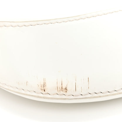 Prada Spazzolato Cleo Flap Shoulder Bag White 14 of 14
