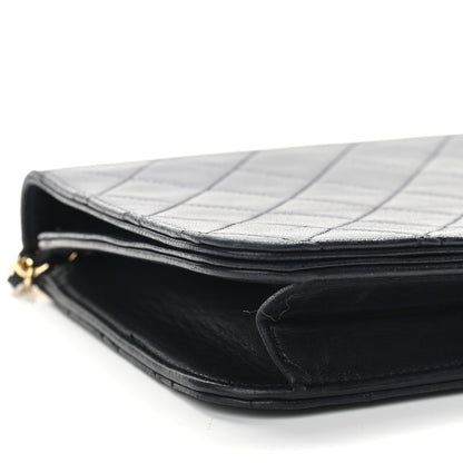Chanel Lambskin Quilted Small Single Flap Bag Navy 8 of 9