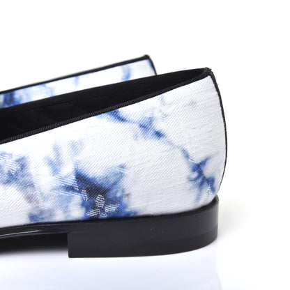Louis Vuitton Monogram Denim Tie Dye Mens Auteuil Slippers 8 Navy Blue 10 of 10